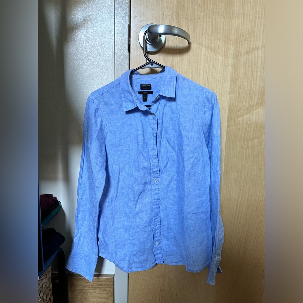 J. Crew Blue Casual Button Down Shirt
